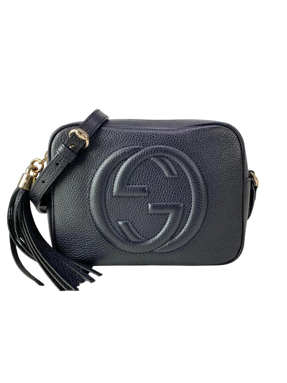 Gucci Soho Black Leather Shoulder Bag #278527G13B